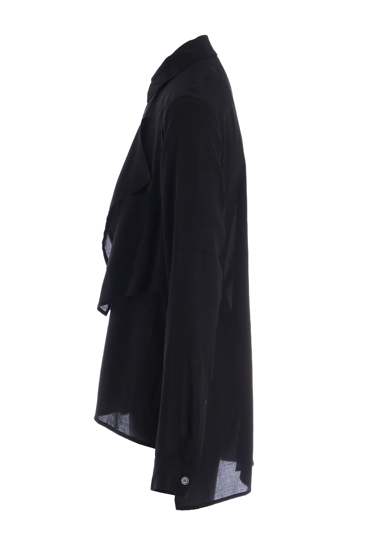 SOFT LAWN SQUARE PANEL BLOUSE