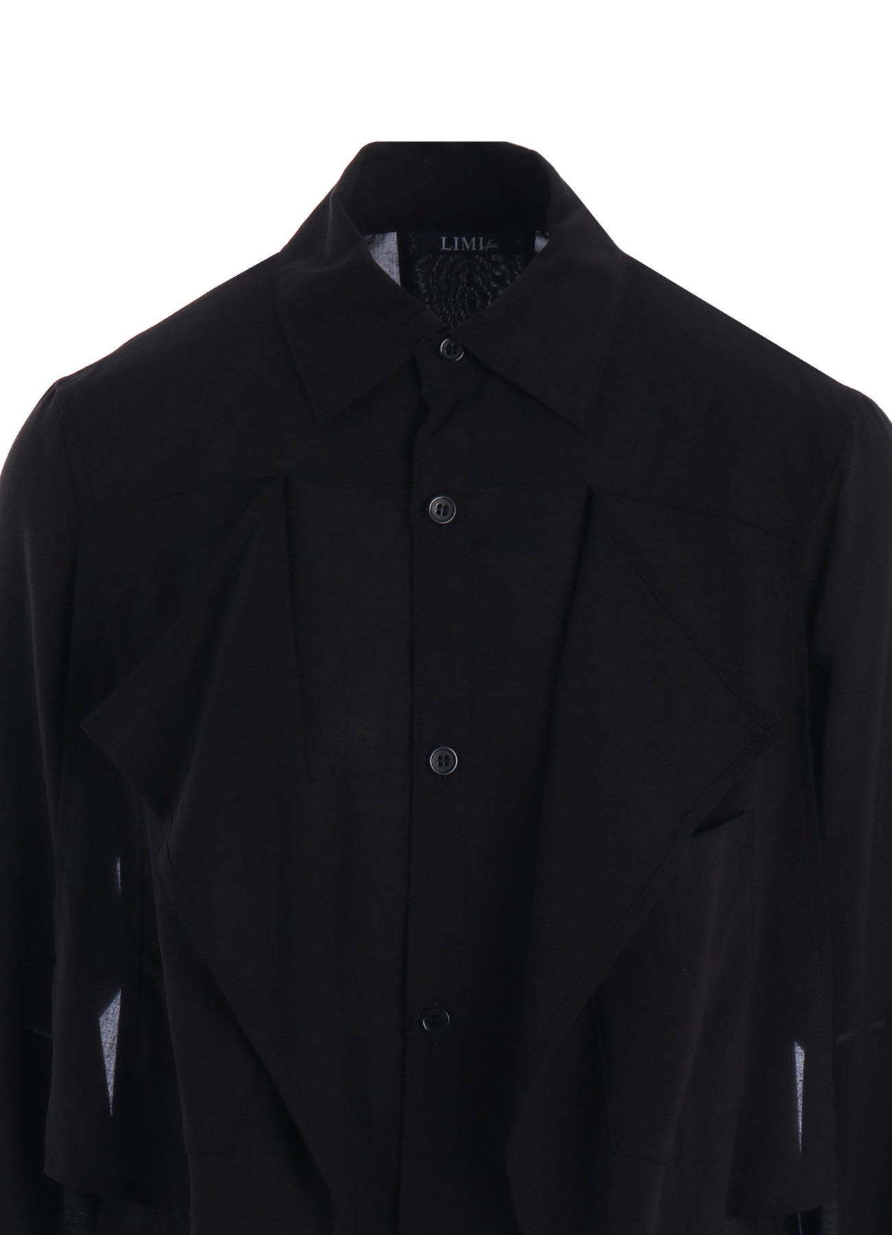 SOFT LAWN SQUARE PANEL BLOUSE