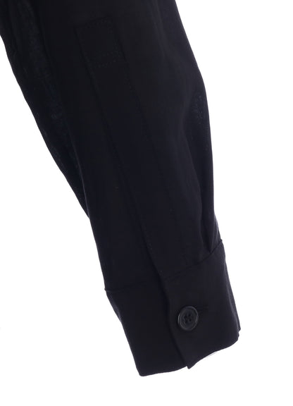 SOFT LAWN SQUARE PANEL BLOUSE