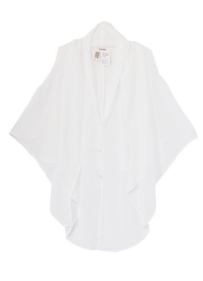 PE GEORGETTE LAYERED STOLE BLOUSE