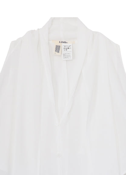 PE GEORGETTE LAYERED STOLE BLOUSE