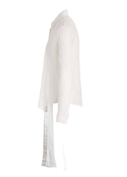 KHADI COTTON ASYMMETRY LONG SHIRT DRESS