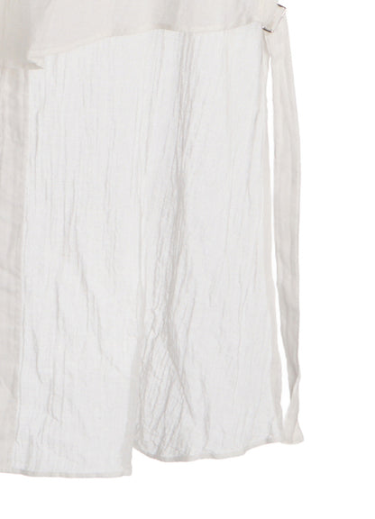 KHADI COTTON ASYMMETRY LONG SHIRT DRESS