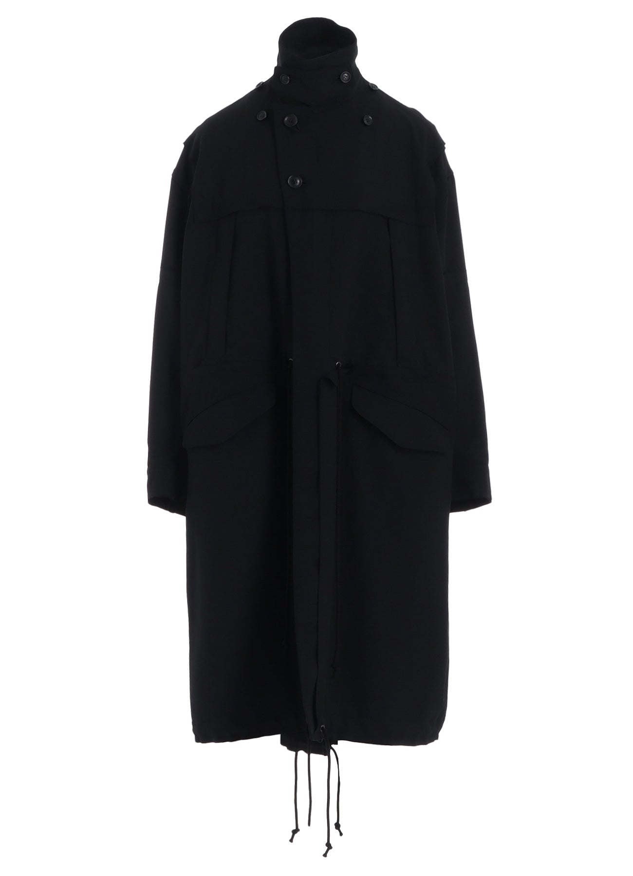 W/GABARDINE HOODED COAT