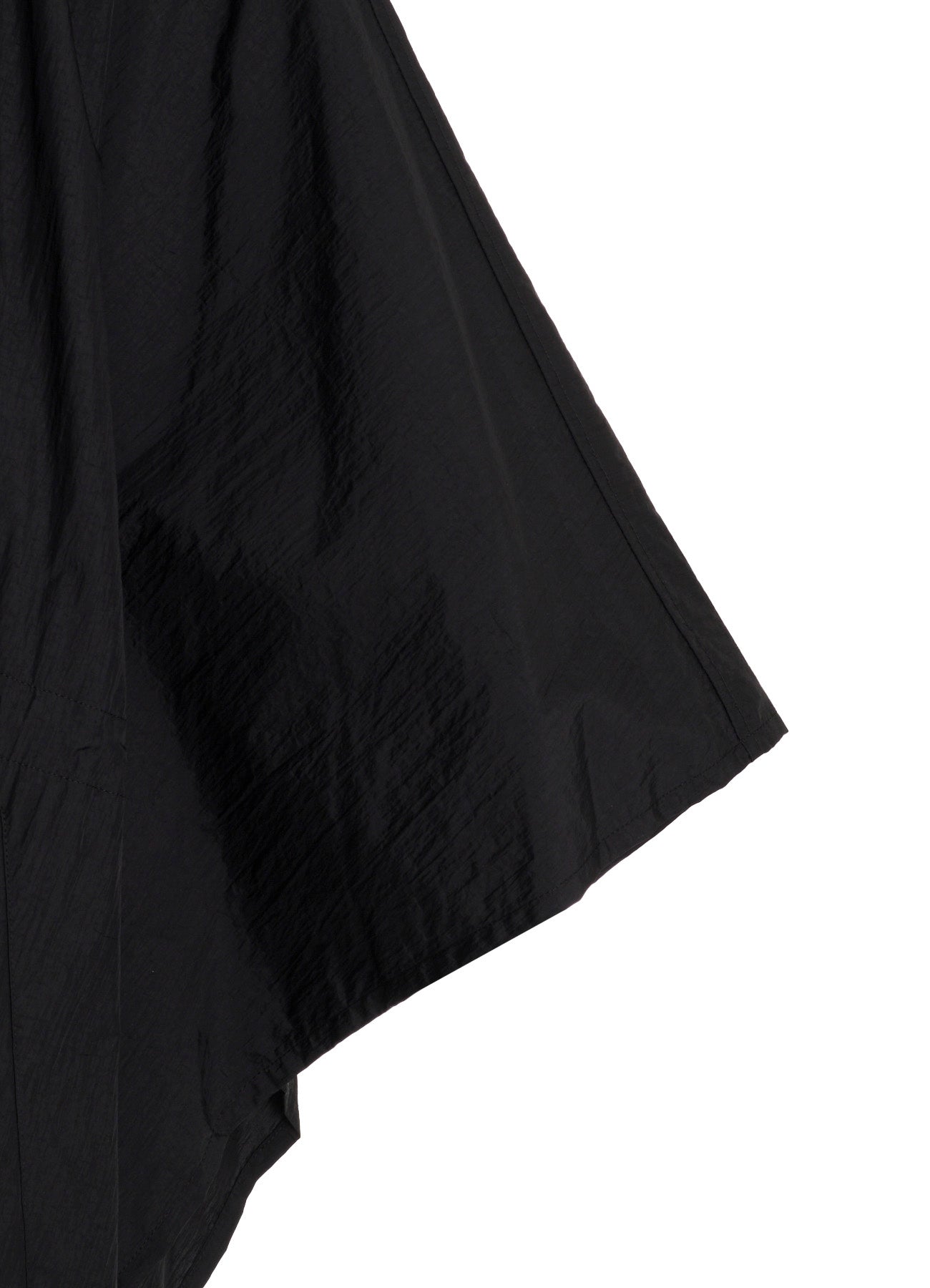 NYLON TAFFETA HOODED PONCHO COAT