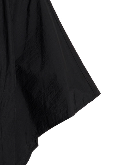 NYLON TAFFETA HOODED PONCHO COAT