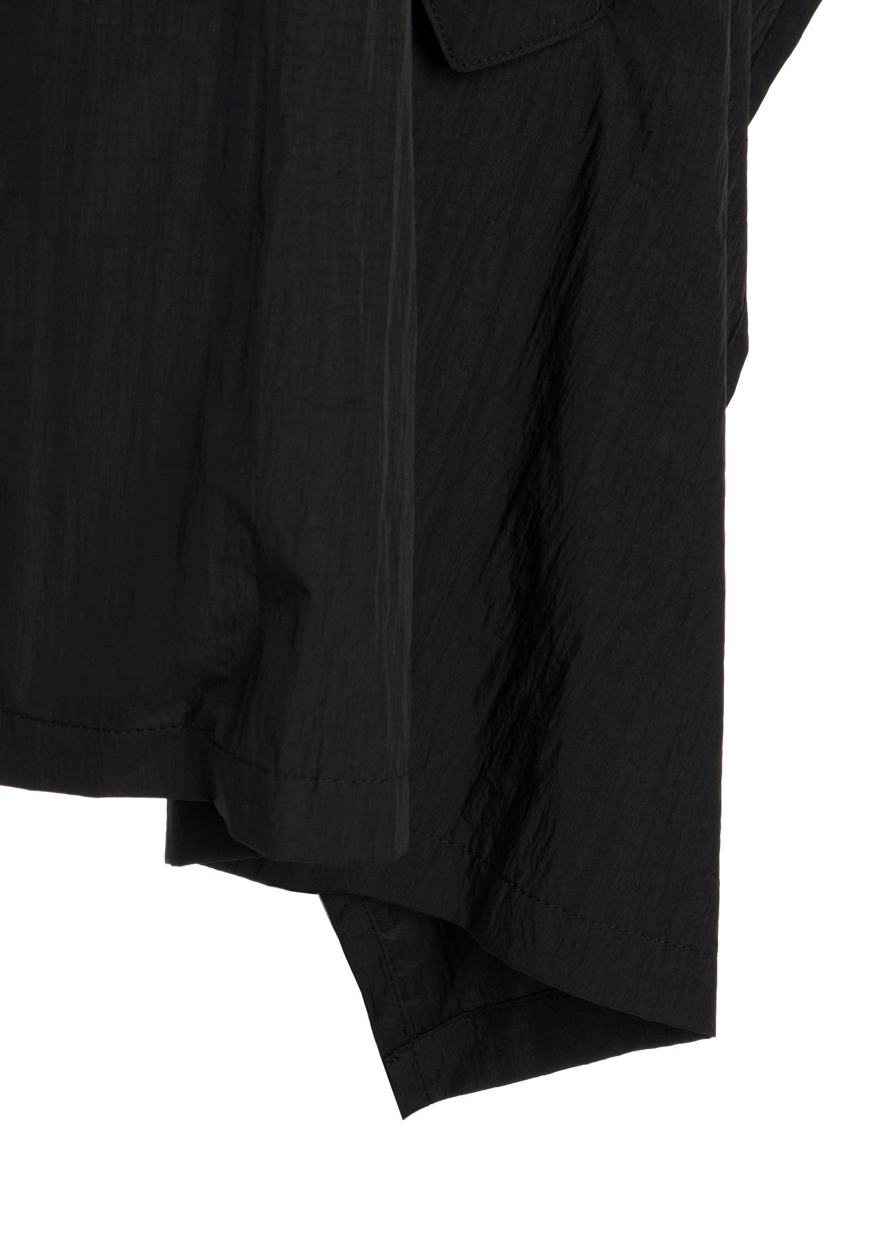 NYLON TAFFETA HOODED PONCHO COAT