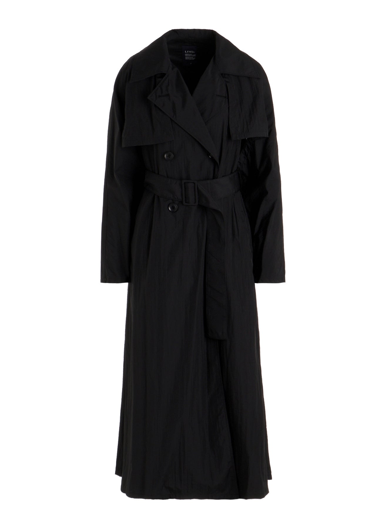 NYLON TAFFETA LONG TRENCH COAT