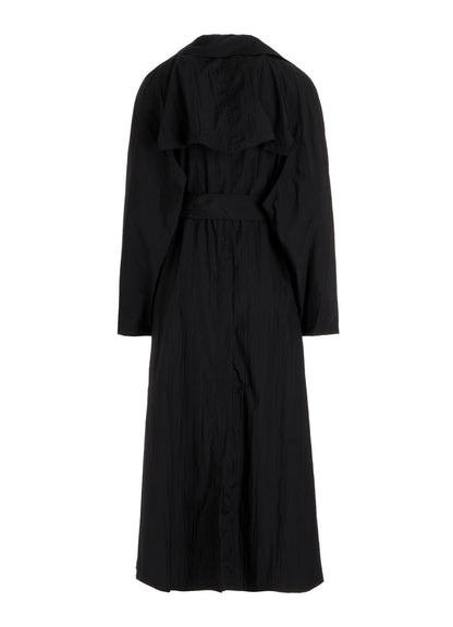 NYLON TAFFETA LONG TRENCH COAT