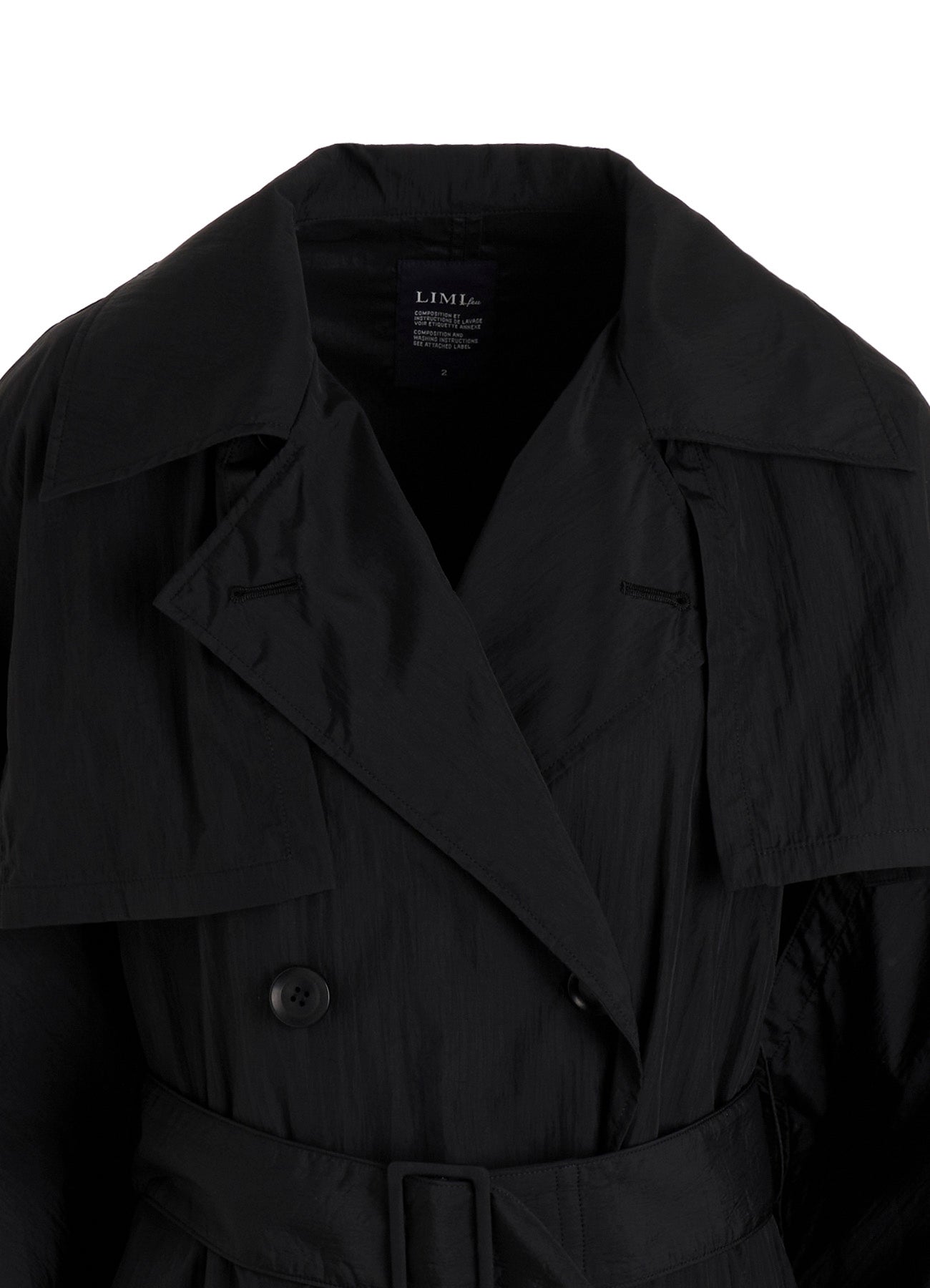 NYLON TAFFETA LONG TRENCH COAT – THE SHOP YOHJI YAMAMOTO