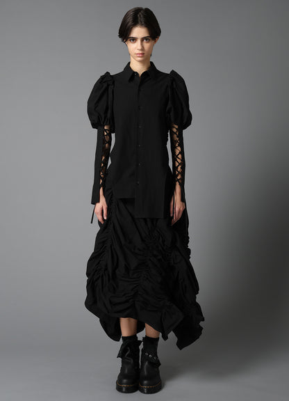 TYPEWRITER  GATHER DRESS