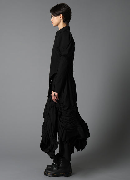 TYPEWRITER  GATHER DRESS