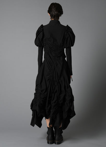TYPEWRITER  GATHER DRESS