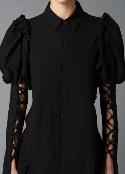 TYPEWRITER  GATHER DRESS