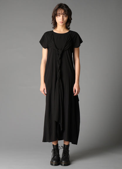 RY/ WRINKLED LAWN TWISTED DRESS A