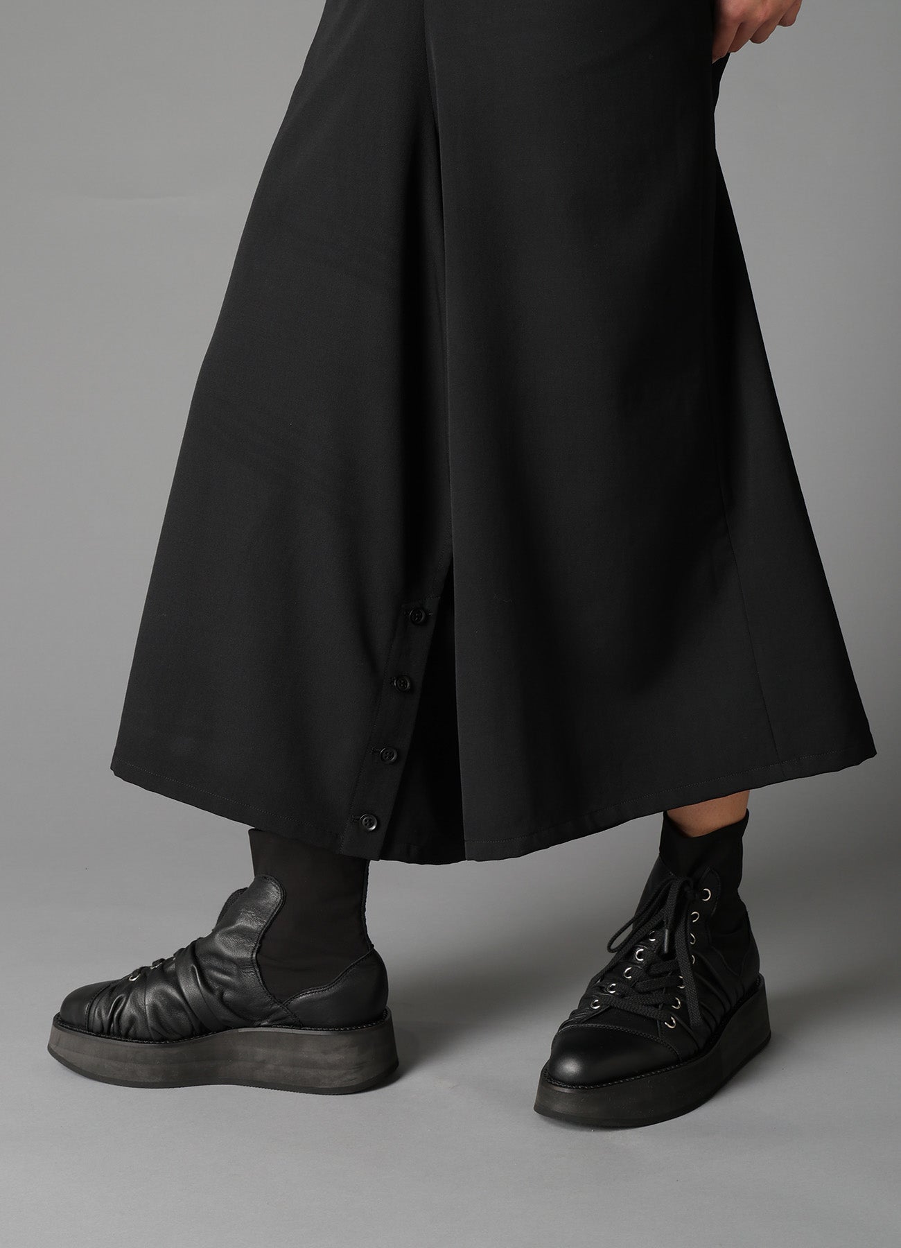 W/GABARDINE 2WAY DRESS