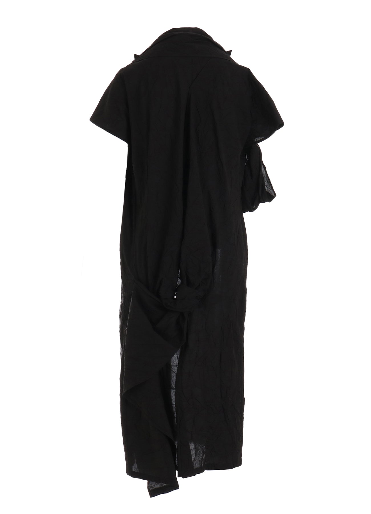 WRINKLED TYPEWRITER B TWIST DRESS