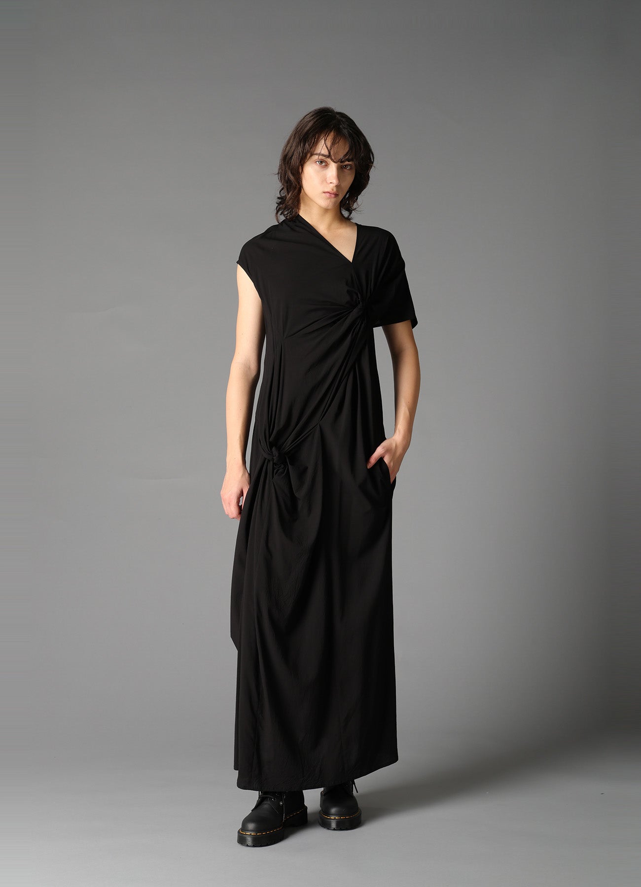 RY/ WRINKLED TWISTED DRES