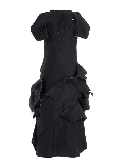 8oz DENIM DESIGNED PANEL DRESS A