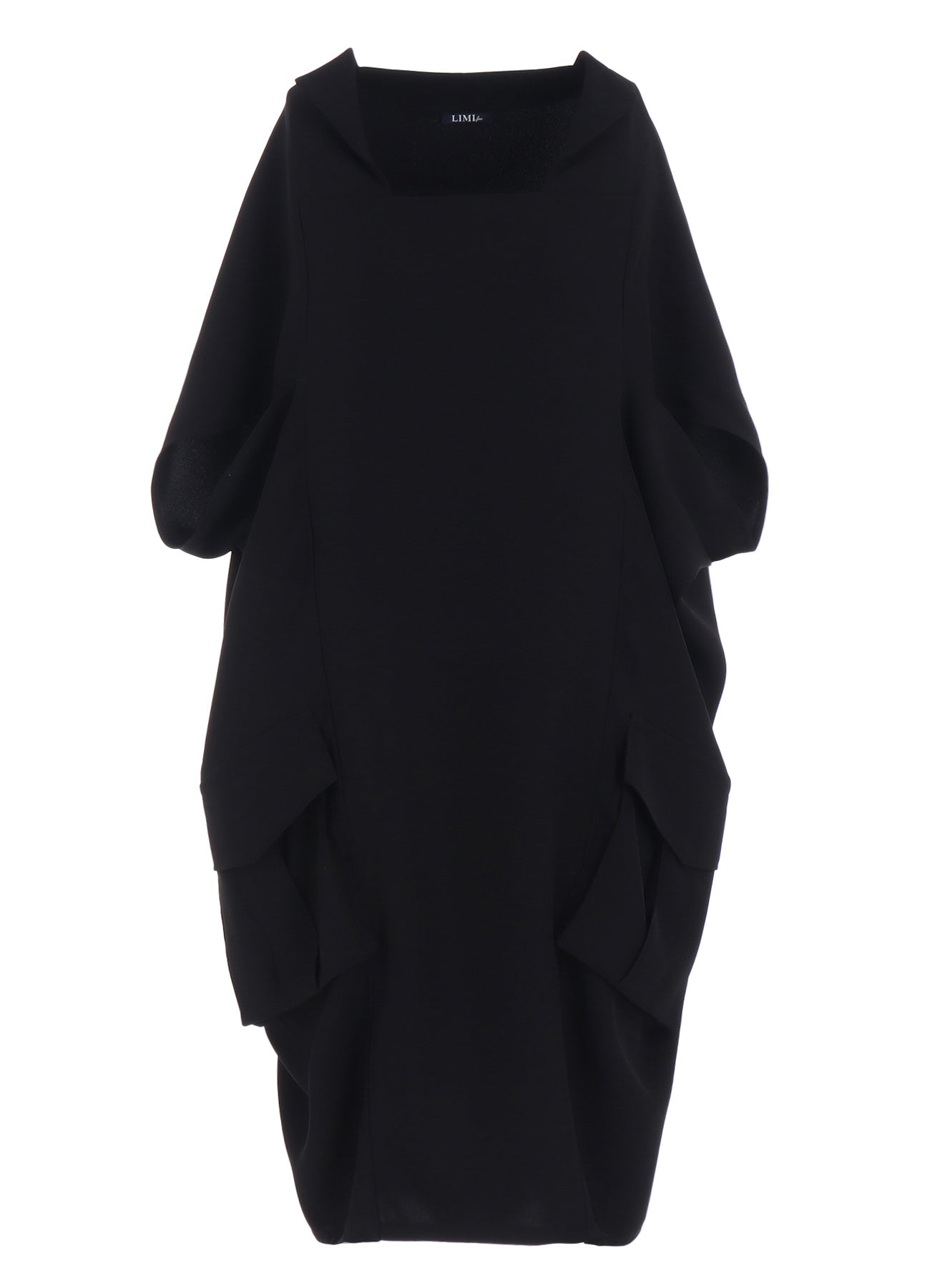 DOUBLE SATIN COCOON DRESS