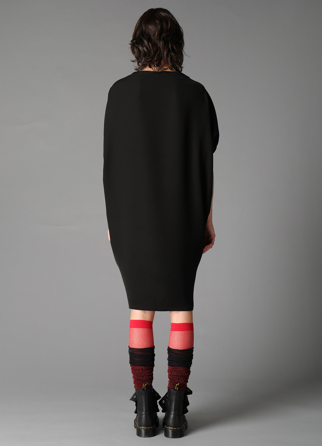 DOUBLE SATIN COCOON DRESS