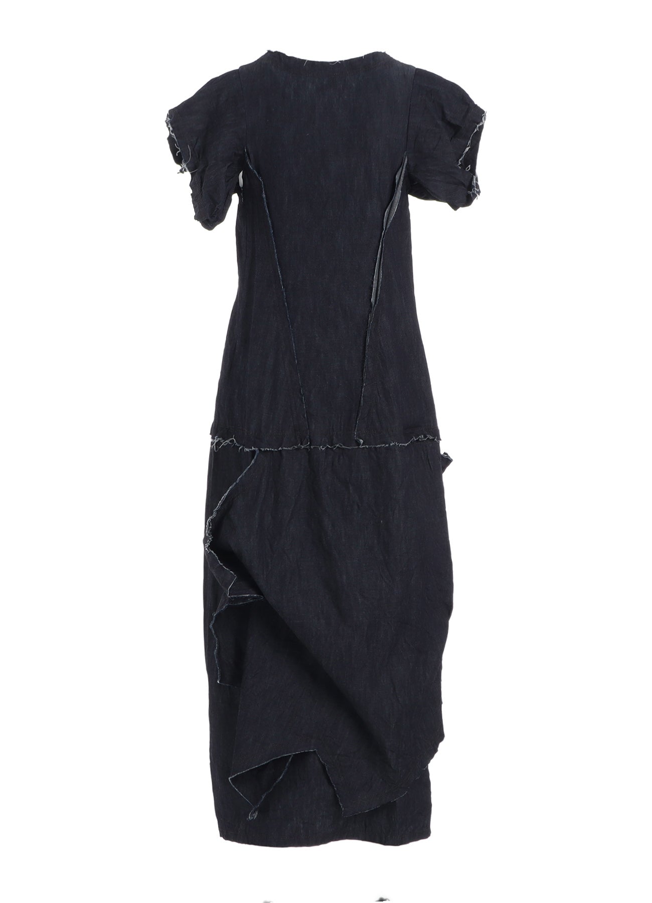 6oz DENIM DESIGNED PANEL DRESS B