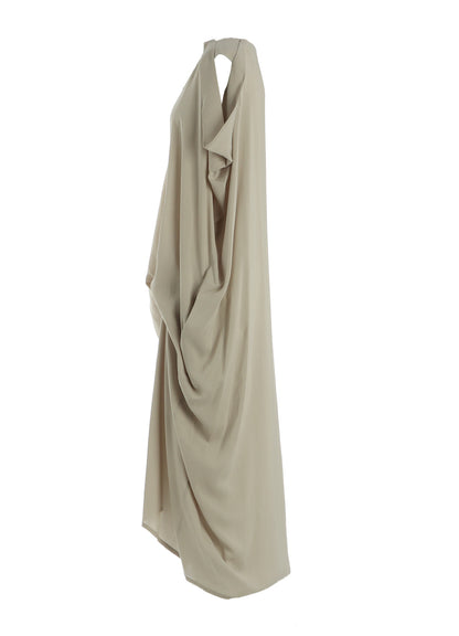 RAYON LAWN SLEEVELESS TUCK DRESS