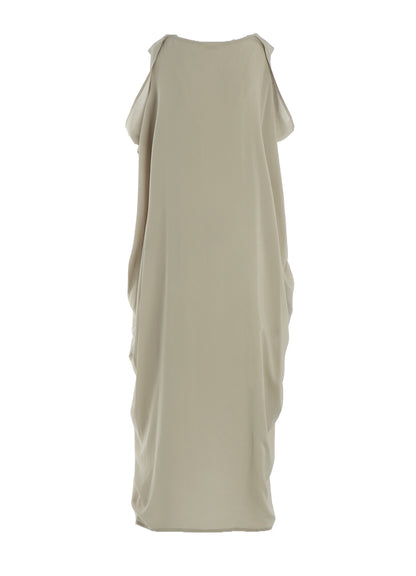 RAYON LAWN SLEEVELESS TUCK DRESS