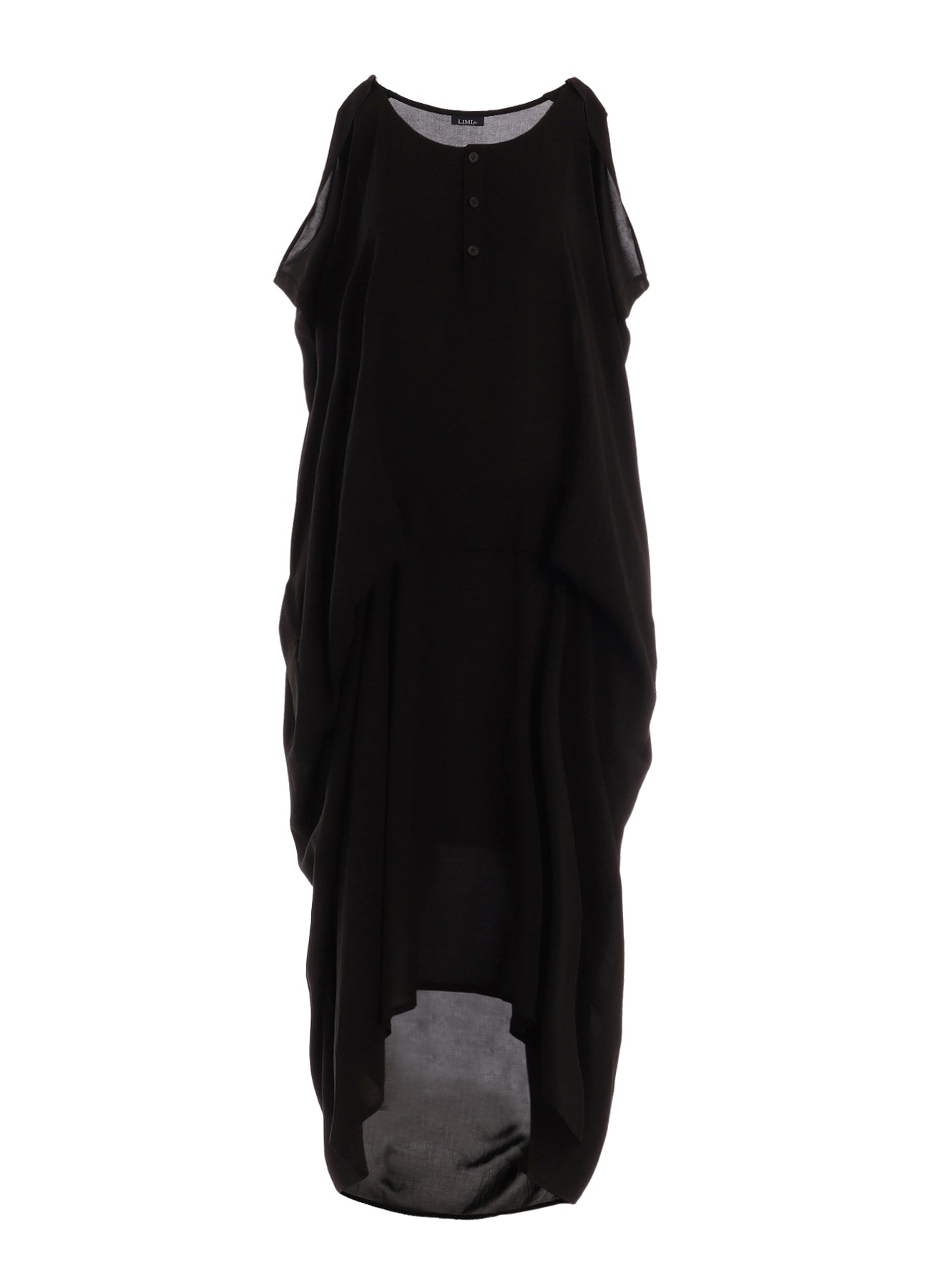 RAYON LAWN SLEEVELESS TUCK DRESS