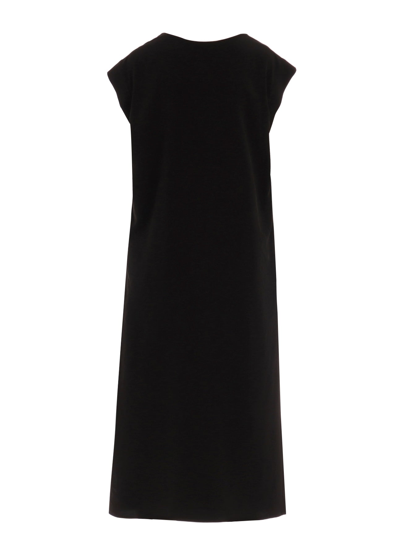 TA/PE DECHINE TUCK ROUND NECK DRESS