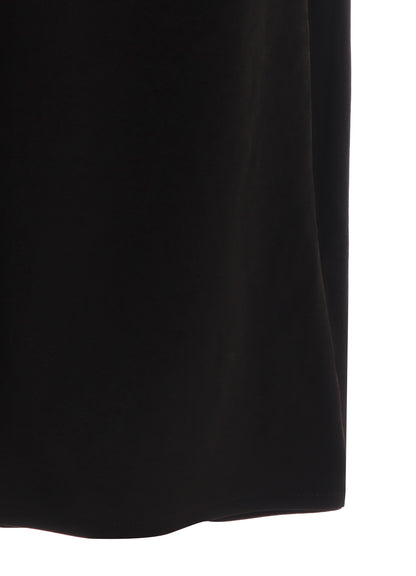 TA/PE DECHINE TUCK ROUND NECK DRESS