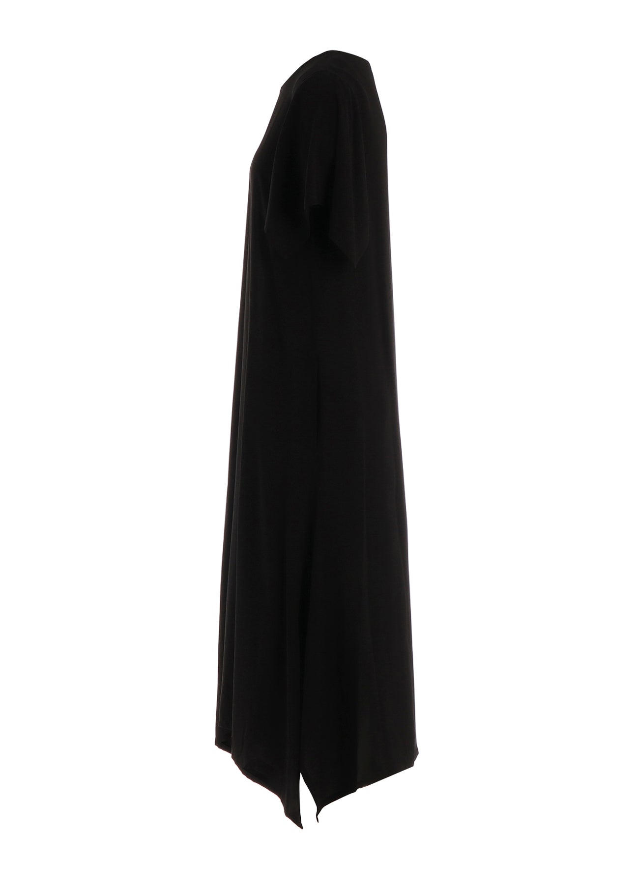 RAYON LAWN DRAPED SLEEVE DRESS