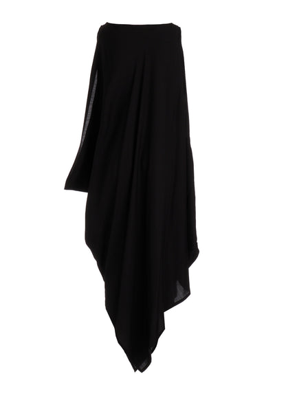CELLULOSE DRAPE LONG DRESS