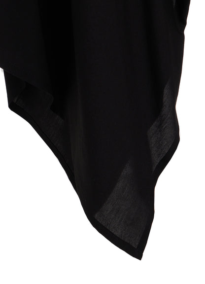 CELLULOSE DRAPE LONG DRESS