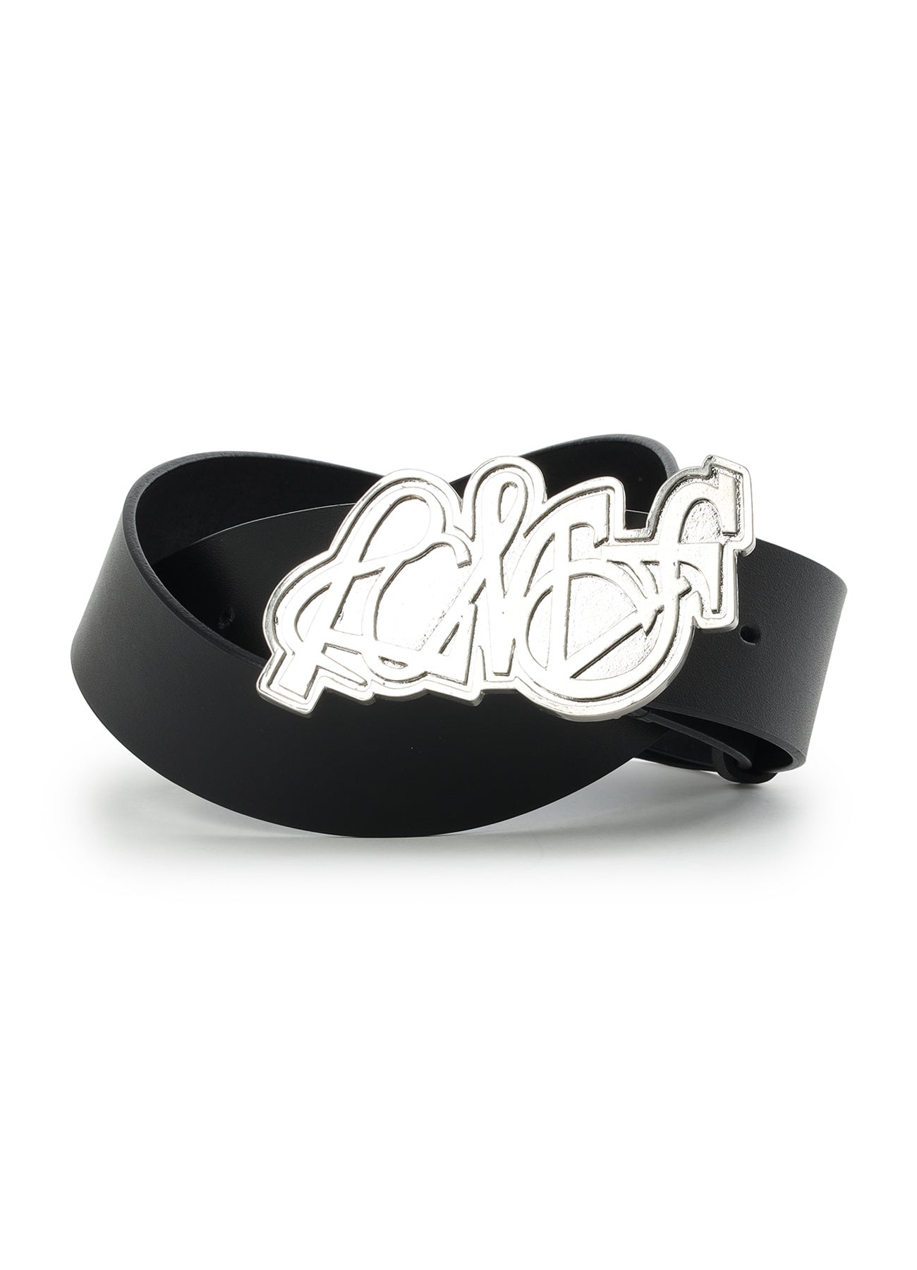 DRY LEATHER LOGO BELT – THE SHOP YOHJI YAMAMOTO