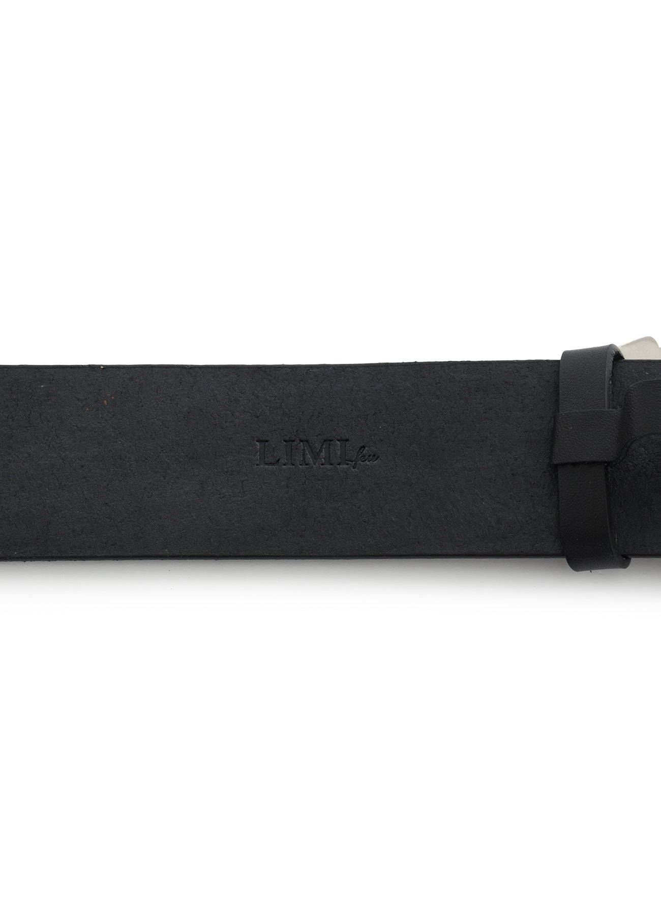 DRY  LEATHER LOGO BELT