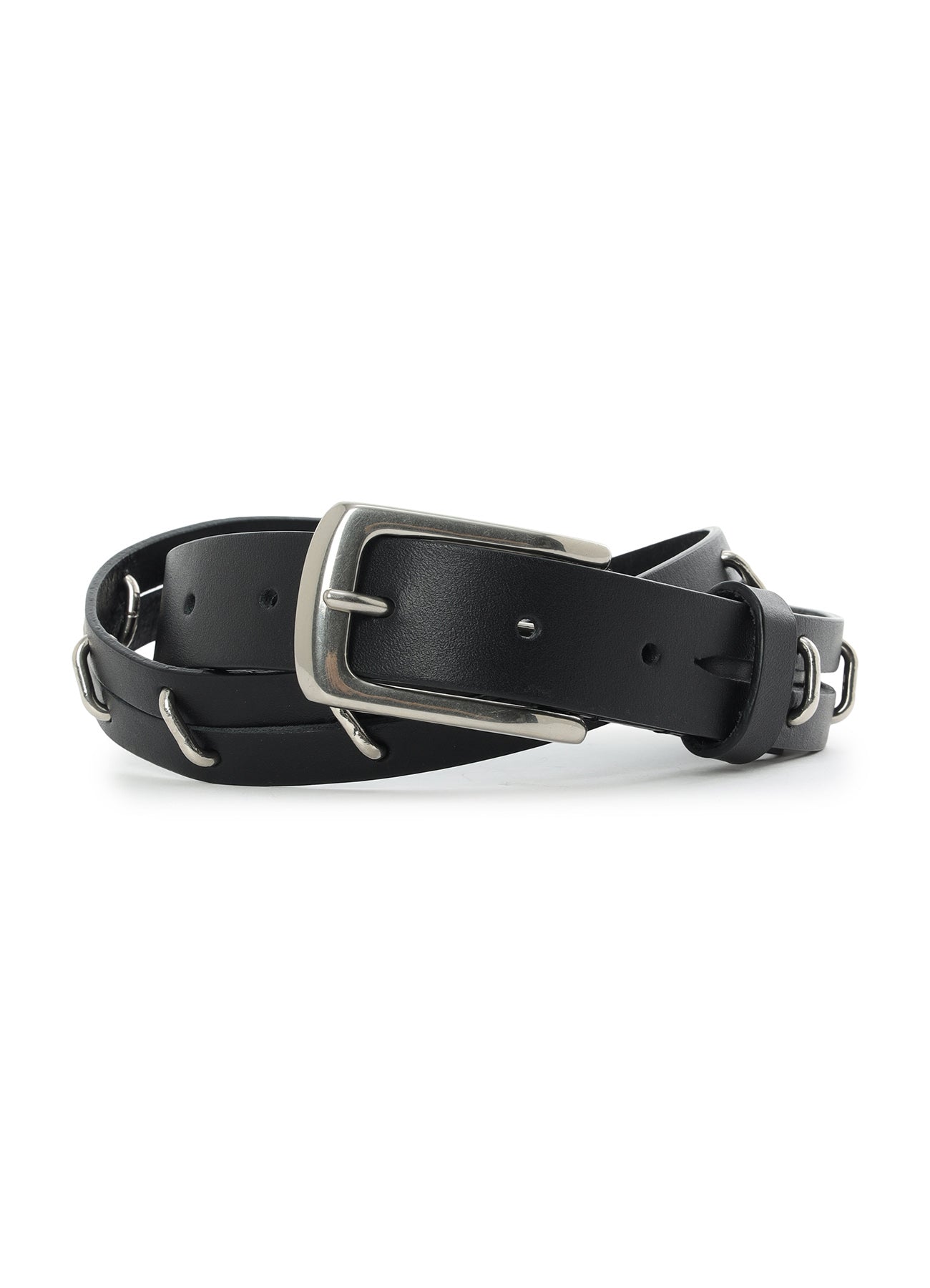 DRY LEATHER CENTER-CUT BELT – THE SHOP YOHJI YAMAMOTO