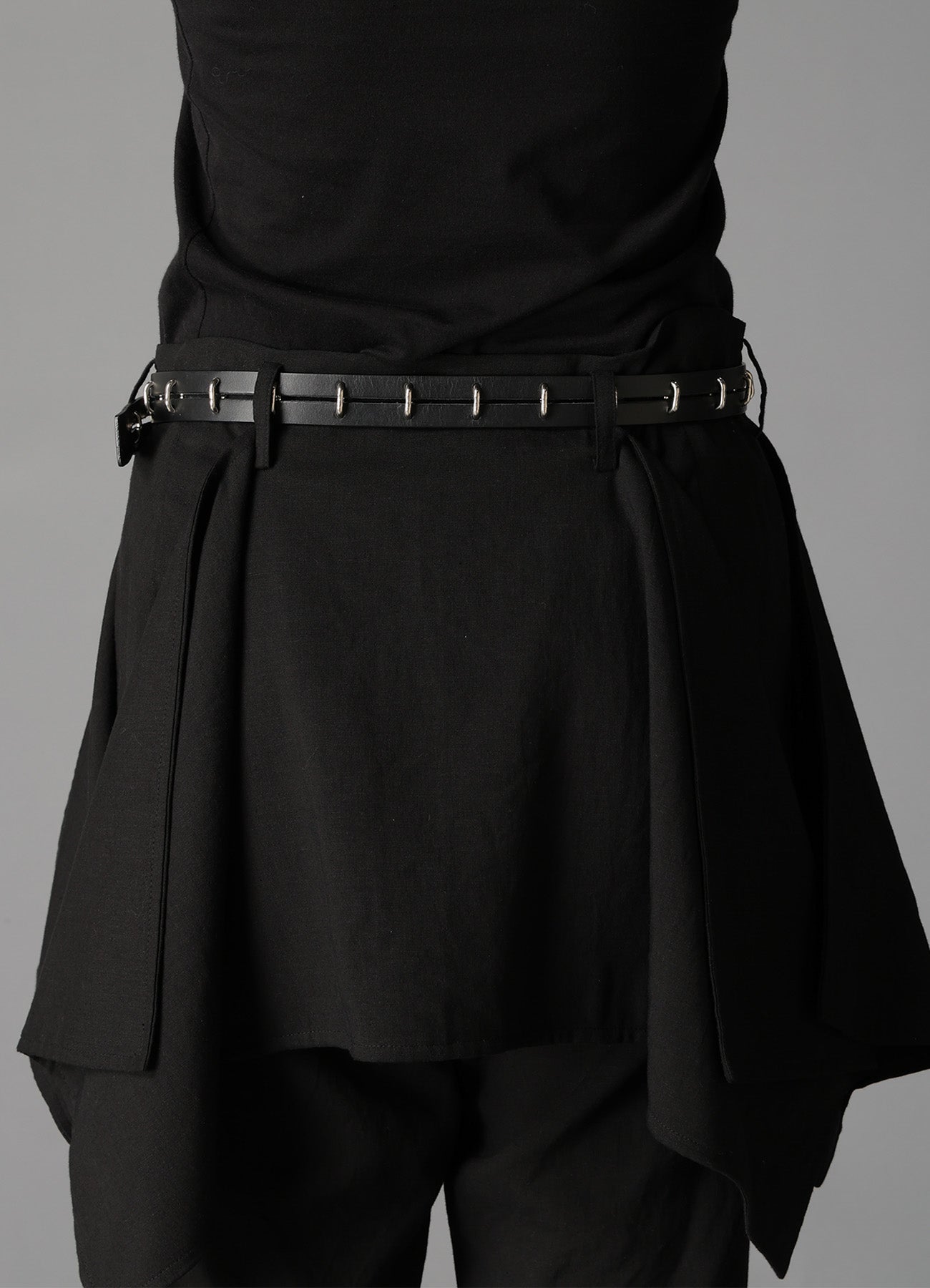 DRY LEATHER CENTER-CUT BELT – THE SHOP YOHJI YAMAMOTO
