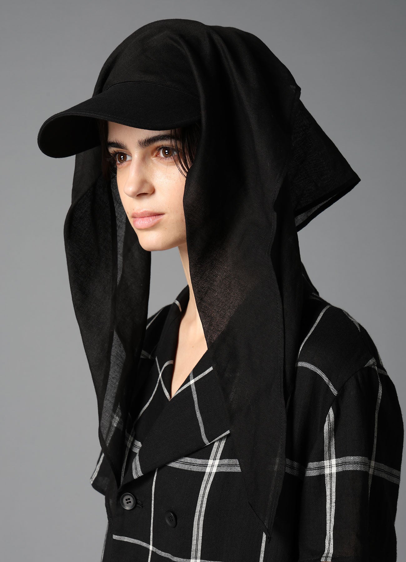 CALICO+ GAUZE  DRAPE CAP