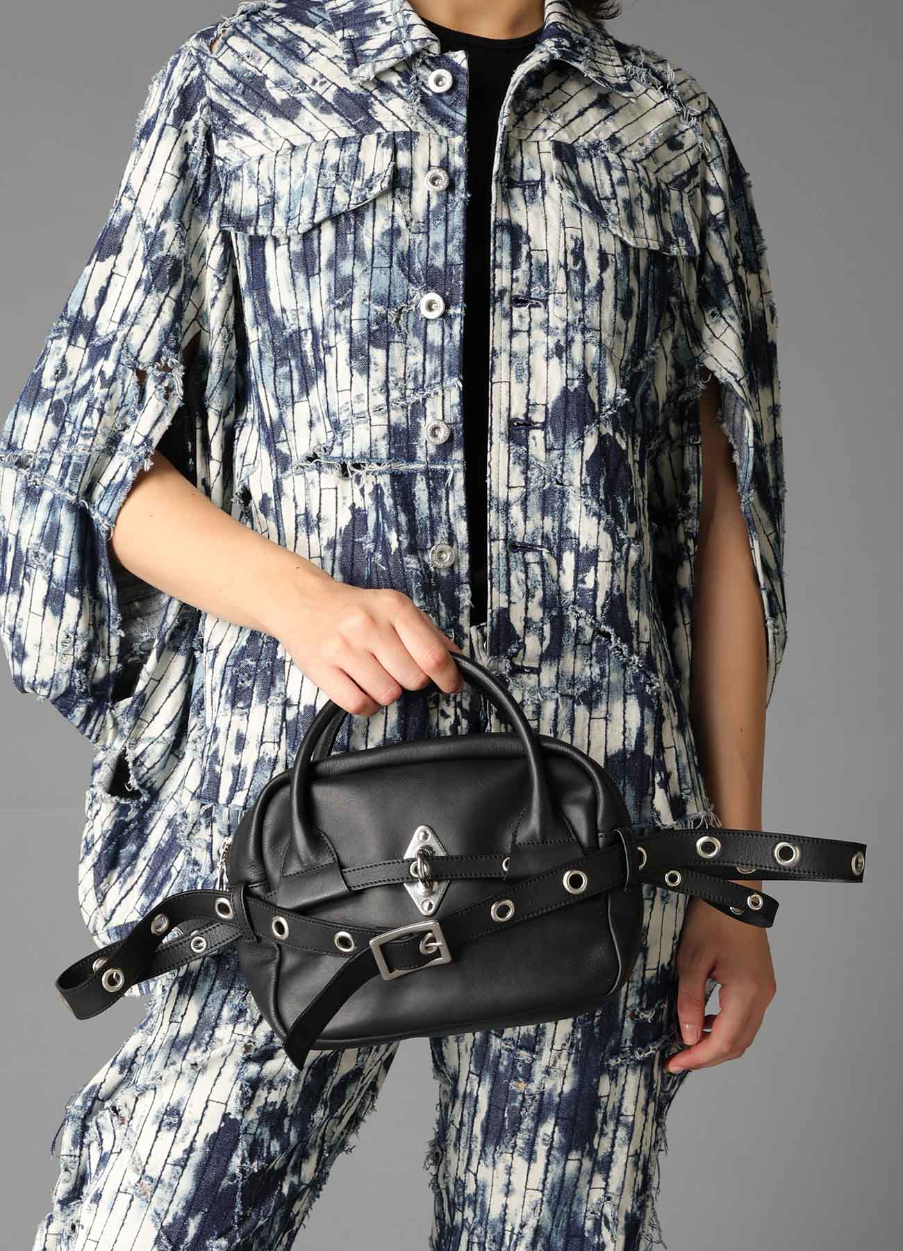 GLOVE LEATHER SATURN BELT BOSTON BAG – THE SHOP YOHJI YAMAMOTO