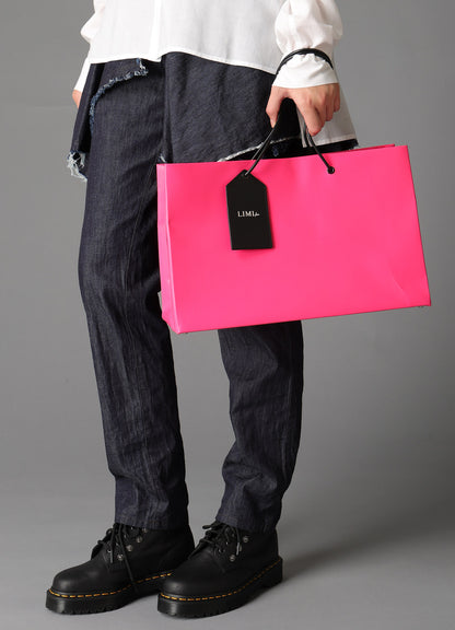 ORIGINAL PINK LEATHER SHOPPING BAG B