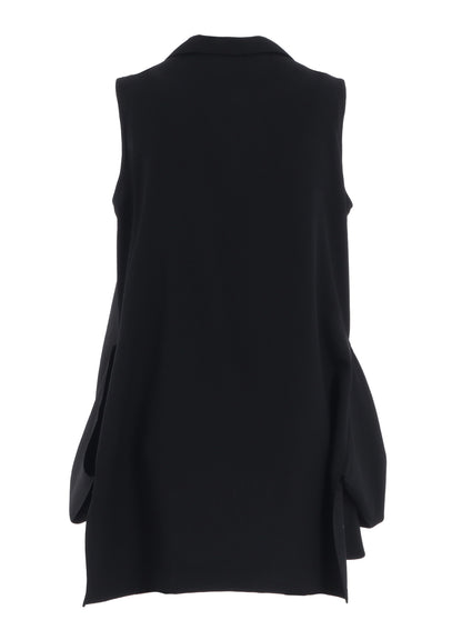 W/GABARDINE WRAP JACKET