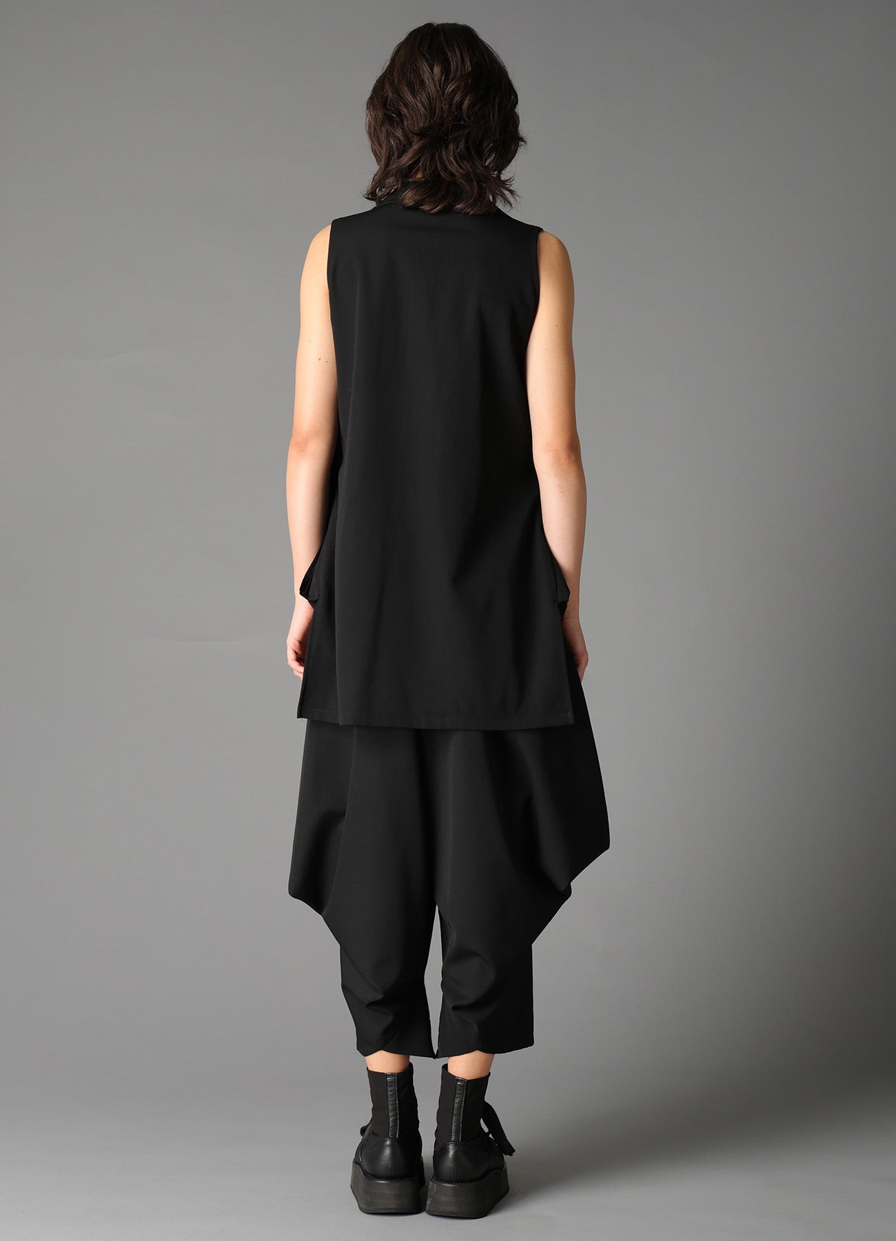 W/GABARDINE WRAP JACKET