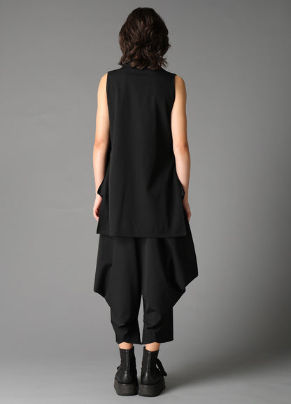 W/GABARDINE WRAP JACKET