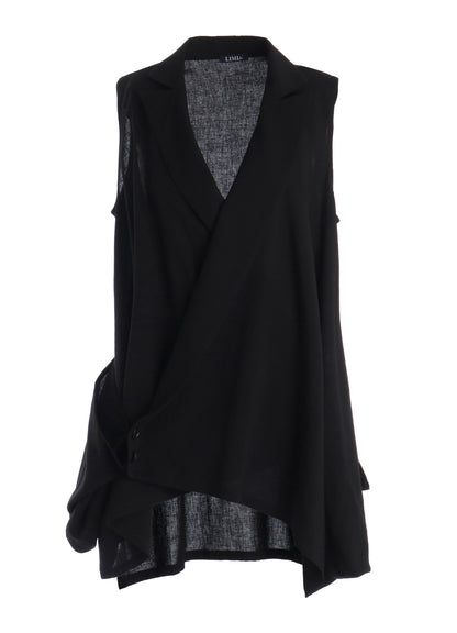 CELLULOSE/ LINEN LAWN WRAP JACKET