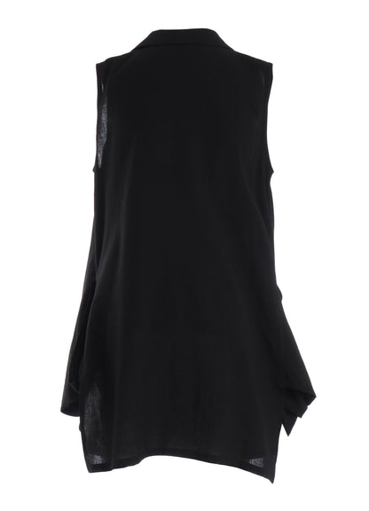 CELLULOSE/ LINEN LAWN WRAP JACKET