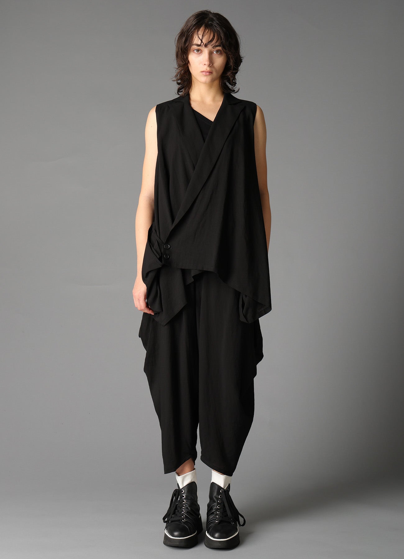 CELLULOSE/ LINEN LAWN WRAP JACKET