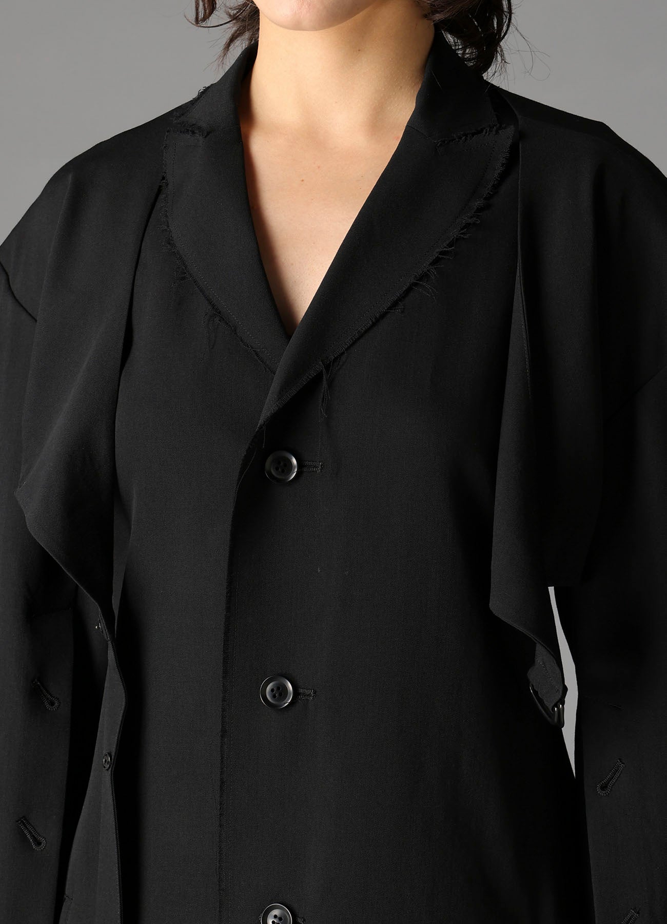 W/GABARDINE BIG SHOULDER JACKET – THE SHOP YOHJI YAMAMOTO