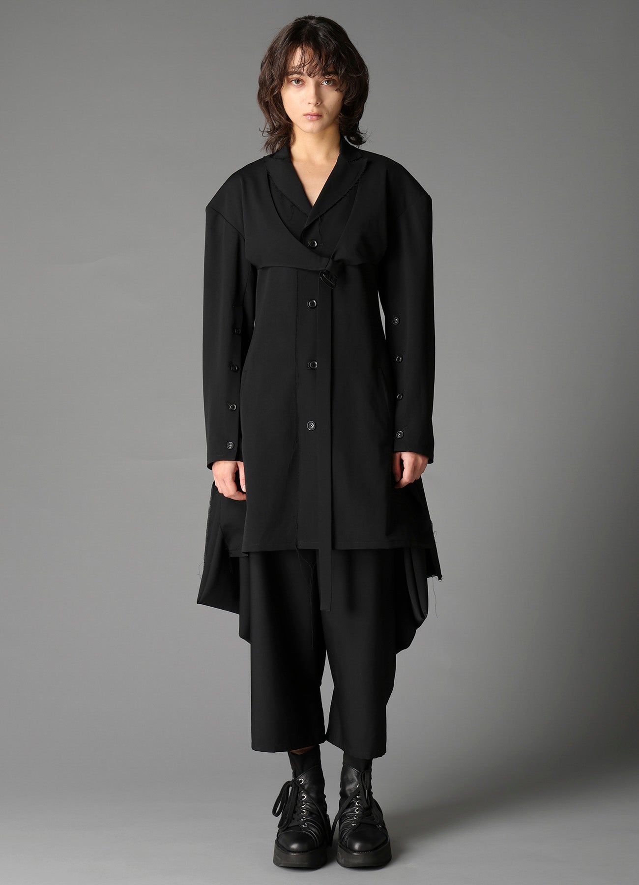 W/GABARDINE BIG SHOULDER JACKET – THE SHOP YOHJI YAMAMOTO