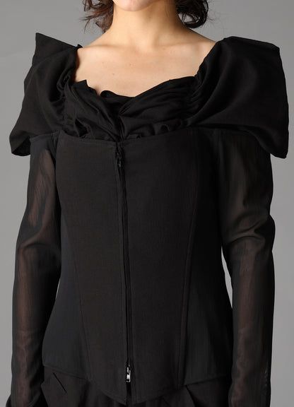 C/LI MUSLIN SLEEVED BUST